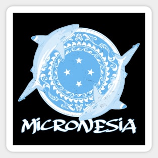 Blacktip Reef Sharks Micronesia Sticker